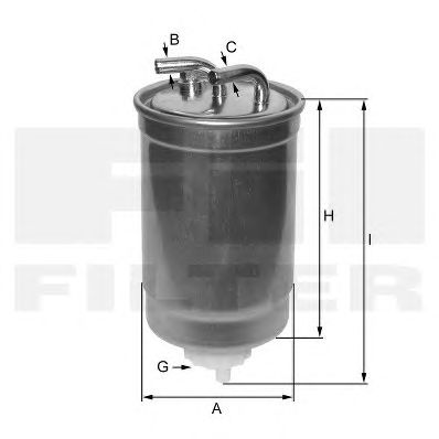 FIL FILTER zp8033fm -  Топливный фильтр